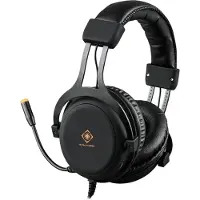 Deltaco DH310 Gaming Headset 57mm, LED, sort