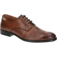 Pikolinos Pikolinostil mænd. M7J-4187 Brune Bristol-lædersko (47), 1-3 cm, Blonder, Klassisk