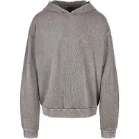 Build Your Brand Acid Washed Oversized Hættetrøje
