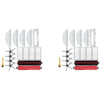 Melitt 2 set for S7 Maxv Ultra S7 Pro Ultra G10 G10S Main Side Brush Hepa Filter Mop Parts Robot Vacuum Cleaner