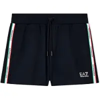EA7 EA7til kvinder. 7W001224_AF12660 Korte bukser Italian Spirit blå (XL), Casual, Bomuld