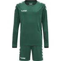 Hummel Målmandssæt Core - Grøn/Hvid Børn, størrelse 128 cm
