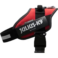 Julius-K9 K9 IDC sele, str.: 1, rød 63-85 cm