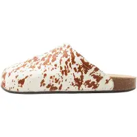 Adidas Pantoletter 'Adimule' choko / guld / offwhite