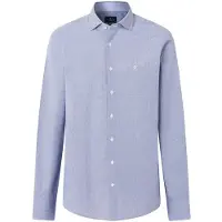Hackett London Hackett Londontil mænd. HM3010762 Lyseblå City Gingham skjorte (S), Casual, Bomuld, Klassisk, Lange ærmer