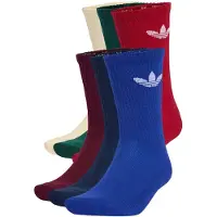 Adidas Originals Trefoil Cushion Crew Sokker, 6 Par, størrelse 37-39