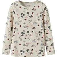 Name it Bluse - NmfKamelia - Peyote Melange - - 2 år (92) - Bluse