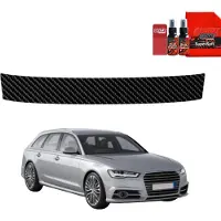 Grizz Glass kulfiberfolie til bagagerums tærskel BodyShield til Audi A6 C7 Avant Facelifting (2014-2018)