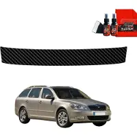 Grizz Glass kulfiberfolie til bagagerumskant BodyShield til Skoda Octavia 2 Kombi Facelifting (2008-2013)