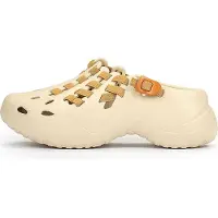 Pikolinos Træsko 'Romana' lysebeige / orange