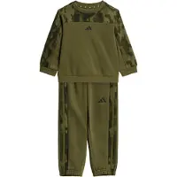 Adidas Seasonal Essentials Camo Fleece joggingdragt til småbørn, størrelse 92 cm