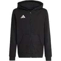 Adidas Hættetrøje FZ Entrada 26 - Sort/Hvid Børn, størrelse 116 cm
