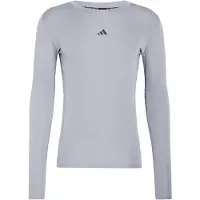 Adidas Funktionsskjorte 'TECHFIT Compression Training Long Sleeve' grå / sort