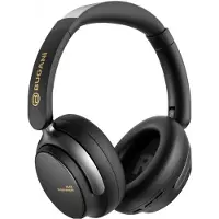 24hShop Bugani Space BH01 Bluetooth-hovedtelefoner / trådløse over-ear-hovedtelefoner med ANC / sort headset med Bluetooth 6.0