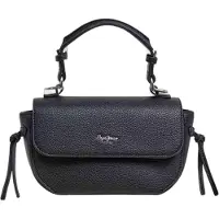 Pepe Jeans Pepe Jeanstil kvinder. PL0300112 Ambra Script taske sort (OSFA), Casual, Polyuretan