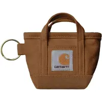 Carhartt WIP Nøglering 'Mini Tote Bag Keychain Hamilton Brown' brun