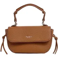 Pepe Jeans Pepe Jeanstil kvinder. PL0300112 Ambra Script brun taske (OSFA), Casual, Polyuretan