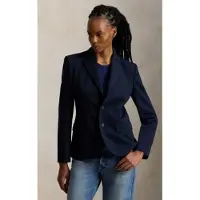Ralph Lauren Polo Ralph Laurentil kvinder. 211B16851001 Klassisk marineblå americana (34), Casual, Polyester