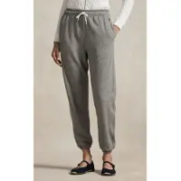 Ralph Lauren Polo Ralph Laurentil kvinder. 211971694001 Grå joggingbukser i frotté med snøre (M), Casual, Sport, Bomuld