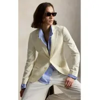 Ralph Lauren Polo Ralph Laurentil kvinder. 211B14814001 Americana Blanding råhvid (42), Casual, Bomuld