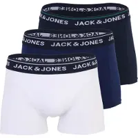 Jack & Jones Boksershorts 'JACBRANCO' marin / sort / hvid