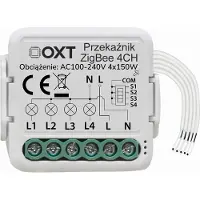 Usorteret OXT OXT Mini relės modulis 4 ZigBee TUYA grandinės