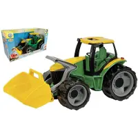 Lena GIGA TRUCKS Tractor with front shovel, Traktor, 3 År, Blå, Grøn, Gul