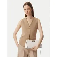 Tommy Hilfiger Clutch 'Modern Chain TH Monogram Clasp Clutch' creme