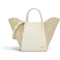 Tous TOUStil kvinder. 2002438901 Tulip Rafia beige bæretaske (OSFA), Casual, Bast