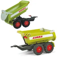 Rolly Toys rollyHalfpipe CLAAS, Trailer til legetøjstraktor, 3 År, Plast, Metal, Grøn, Sort, Rød
