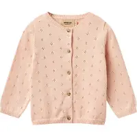 Wheat Cardigan - Strik - Maia - Powder - - 1 år (80) - Cardigan