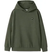 Name it Sweatshirt - Noos - NkmVimo - Rifle Green - - 7-8 år (122-128) - Hættetrøje