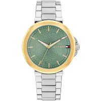Tommy Hilfiger Dameur 1782778 Lori Grøn/Stål Ø34 mm