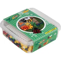 Hama Maxi Perlesæt - 600 stk. - Dyr - - OneSize - Perler