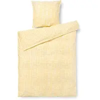 Ginza.se sengetøj 140x220 cm - 100% økologisk bomuld - Bæk&Bølge gul