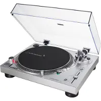 Audio-Technica AT-LP120X Pladespiller med direkte drev, sølv
