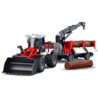 Toymax Bulldozer w/hanger, woods, friction, light & sound