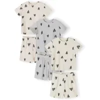 MINOTI Nattøj creme / grå-meleret / offwhite