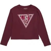 GUESS Bluser & t-shirts 'Midi' blandingsfarvet / vinrød