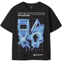 Name it Shirts 'NKMPlayStation' lyseblå / lyselilla / sort / hvid