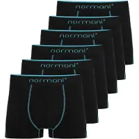 Normani Boksershorts turkis / sort