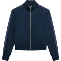 Superdry Superdrytil kvinder. W2012677A Essential Logo Zip Sweatshirt navy (S), Casual, Sport, Bomuld, Lange ærmer, Blå