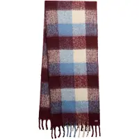 Superdry Superdryunisex. W9310084A Tørklæde ternet rødbrun (OSFA), Casual, Polyester