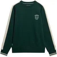 Superdry Superdrytil mænd. M2014281A Athletic Club Crew Sweatshirt grøn (S), Casual, Bomuld
