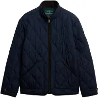 Superdry Superdrytil mænd. M5012272A Quiltet Estate Liner jakke, marineblå (XL), Casual, Genanvendt polister
