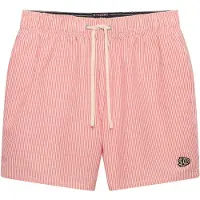 Superdry Superdrytil mænd. M3010261A Seer Sucker badedragt 15 koraller (L), Badetøj, Koralfarvet, Genanvendt polister