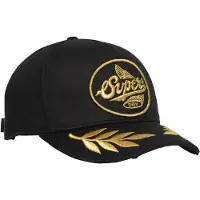 Superdry Superdrytil kvinder. Y9010201A Laurel Trucker Cap sort (OSFA), Casual, Bomuld