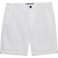 Superdry Superdrytil kvinder. W7110520A Shorts Chino hvid (XS), Casual, Bomuld