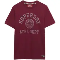 Superdry Bluser & t-shirts 'Vintage Prep' marin / lysegrå / bordeaux