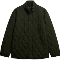 Superdry Superdrytil mænd. M5012225A Quiltet Estate-jakke grøn (L), Casual, Polyester